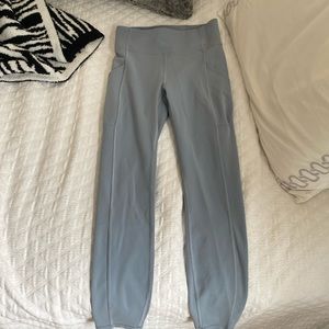 Blue Lululemon leggings